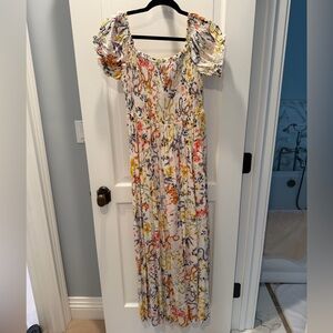 AQUA floral dress size M